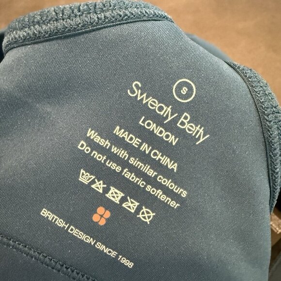 Sweaty Betty Running Sports Bra Zero Gravity Women’s Small Blue - Picture 7 of 7